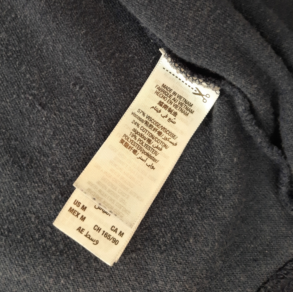 Juicy Couture Navy Blue Velour Hoodie Jacket Medium - Picture 10 of 12